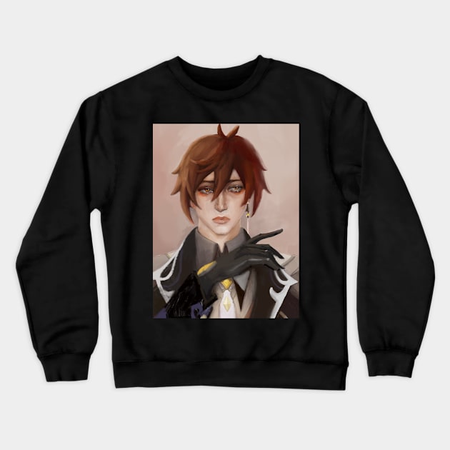 zhongli Crewneck Sweatshirt by mynisel